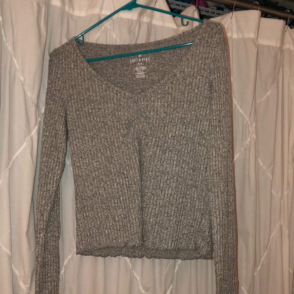 Two American Eagle soft & sexy RIB long sleeves